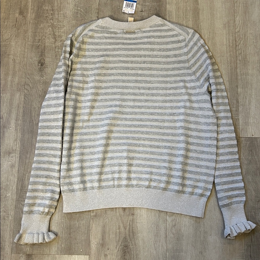NWT Michael Kors Shimmer Sweater Sz XL - Picture 7 of 9
